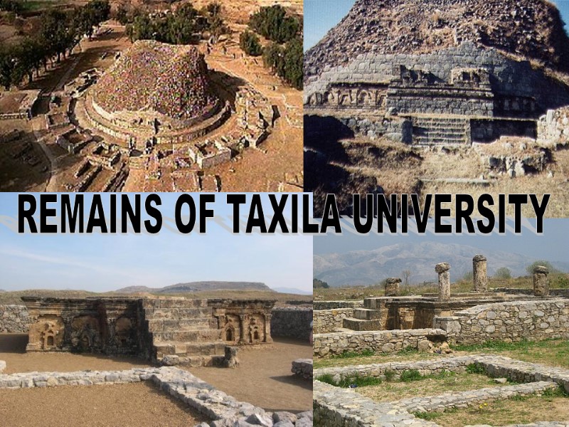 REMAINS OF TAXILA UNIVERSITY